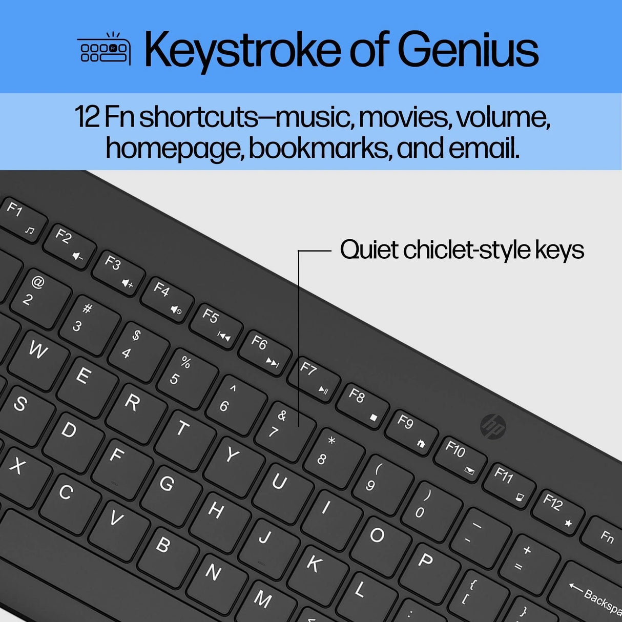 HP 330 Wireless Mouse and Keyboard Combination (2V9E6AA)