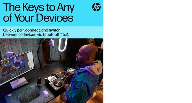 HP 350 Compact Multi-Device Bluetooth Keyboard (692S8AA)