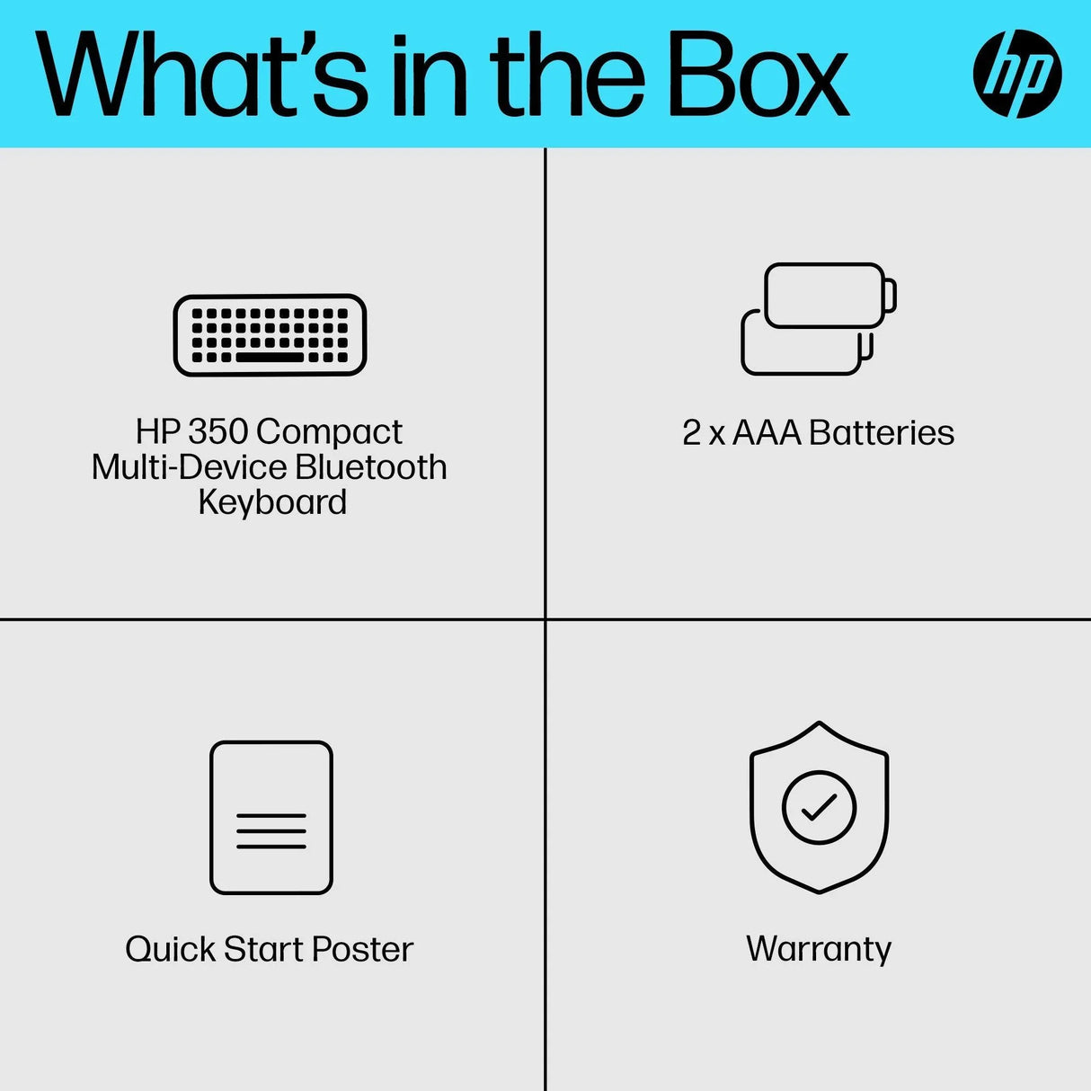 HP 350 – Membrane / Bluetooth / 65% – Office Keyboard