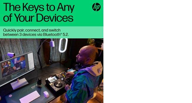 HP 350 Compact Multi-Device Bluetooth Keyboard (692T0AA)