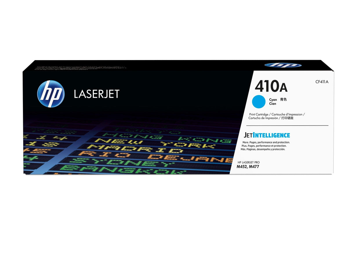 HP 410A Cyan Original LaserJet Toner Cartridge (CF411A)