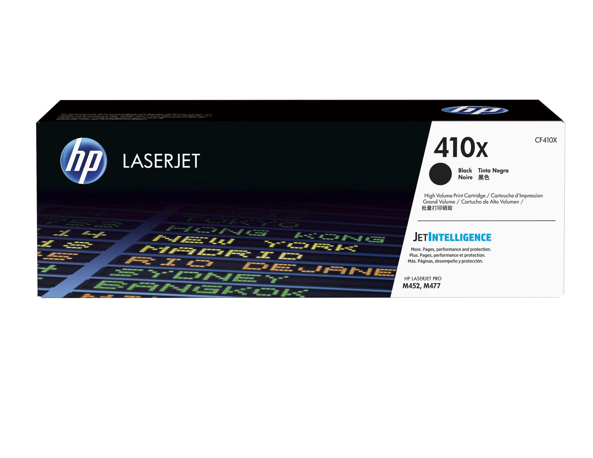 HP 410X High Yield Black Original LaserJet Toner Cartridge (CF410X)
