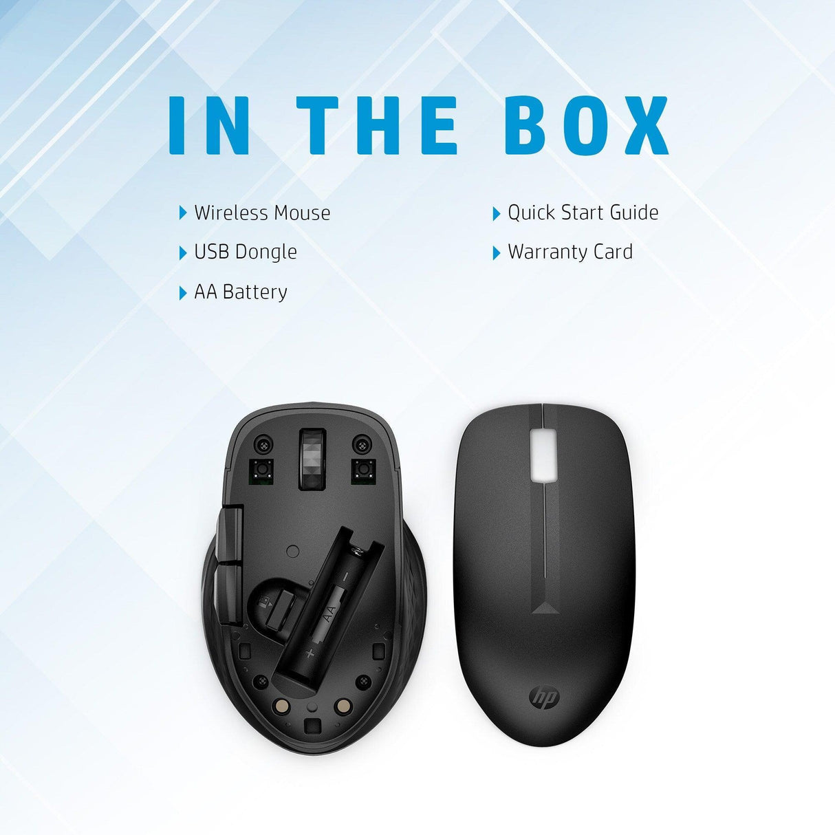 HP 435 – Wireless (Bluetooth + 2.4GHz) / 1200 DPI / Ergonomic – Office Wireless Mouse