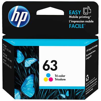 HP 63 Original Inkjet Ink Cartridge - Tri-colour Pack