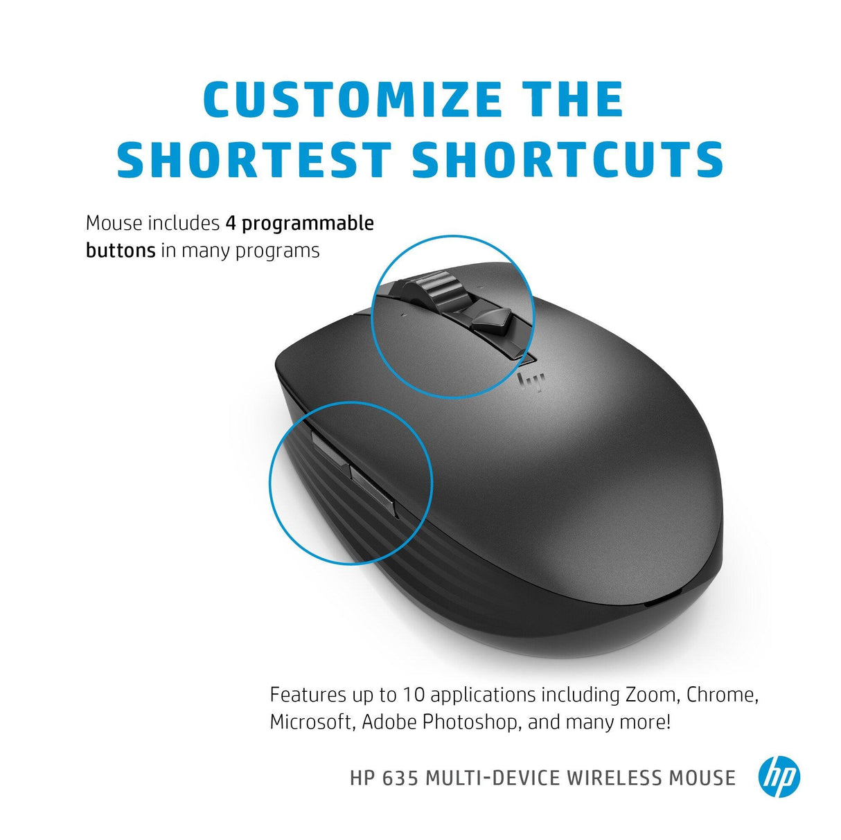 HP 635 Multi-Device Wireless Mouse (1D0K2AA)