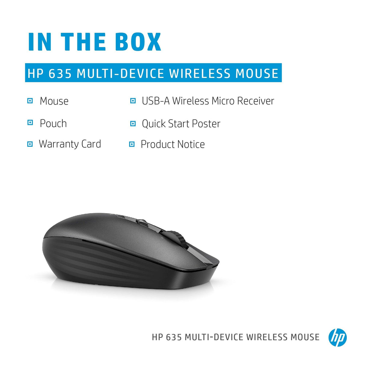 HP 635 Multi-Device Wireless Mouse (1D0K2AA)