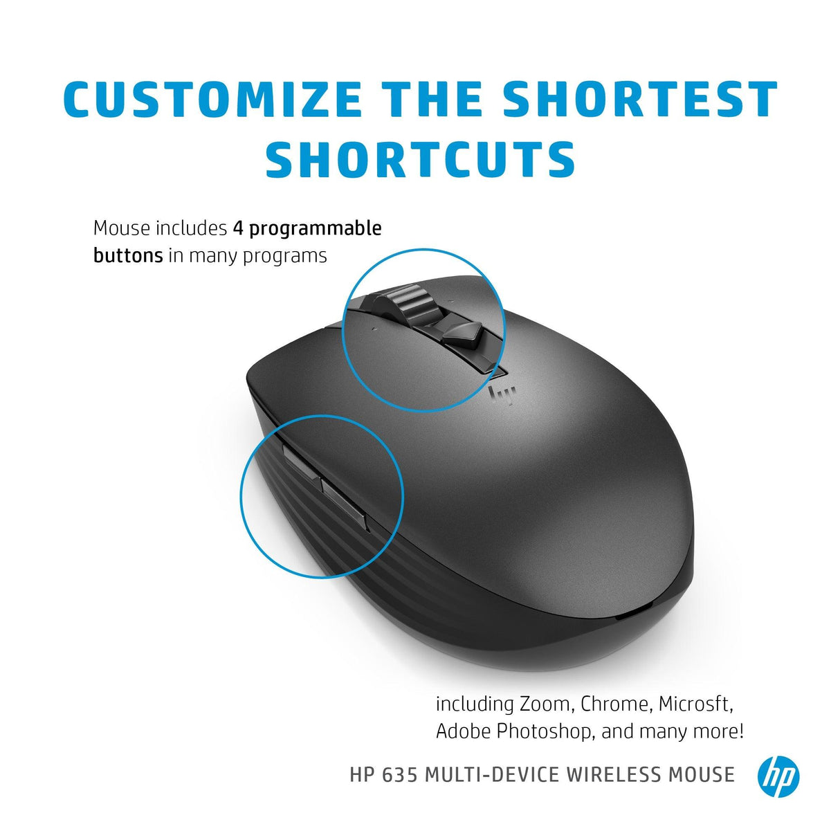 HP 635 Multi-Device Wireless Mouse (1D0K2AA)