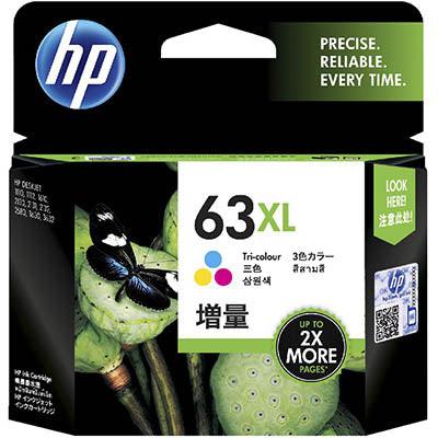 HP 63XL – TRI COLOUR HIGH YIELD INK CARTRIDGE – INKJET CARTRIDGE