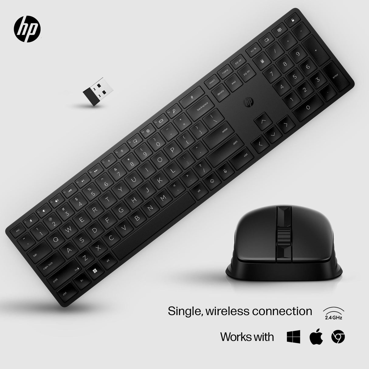 HP 650 Wireless Keyboard and Mouse Combo (4R013AA)