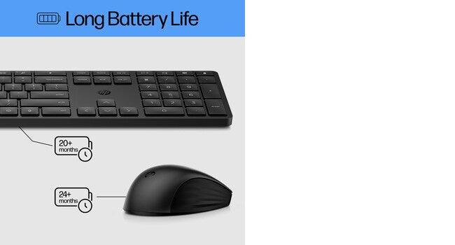 HP 650 Wireless Keyboard and Mouse Combo (4R013AA)