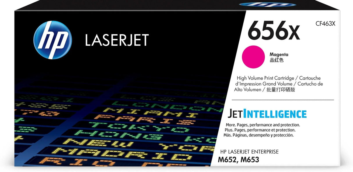 HP 656X High Yield Magenta Original LaserJet Toner Cartridge (CF463X)