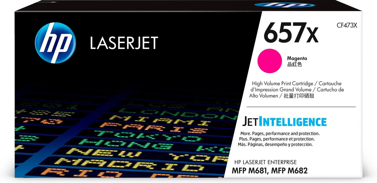 HP 657X High Yield Magenta Original LaserJet Toner Cartridge (CF473X)