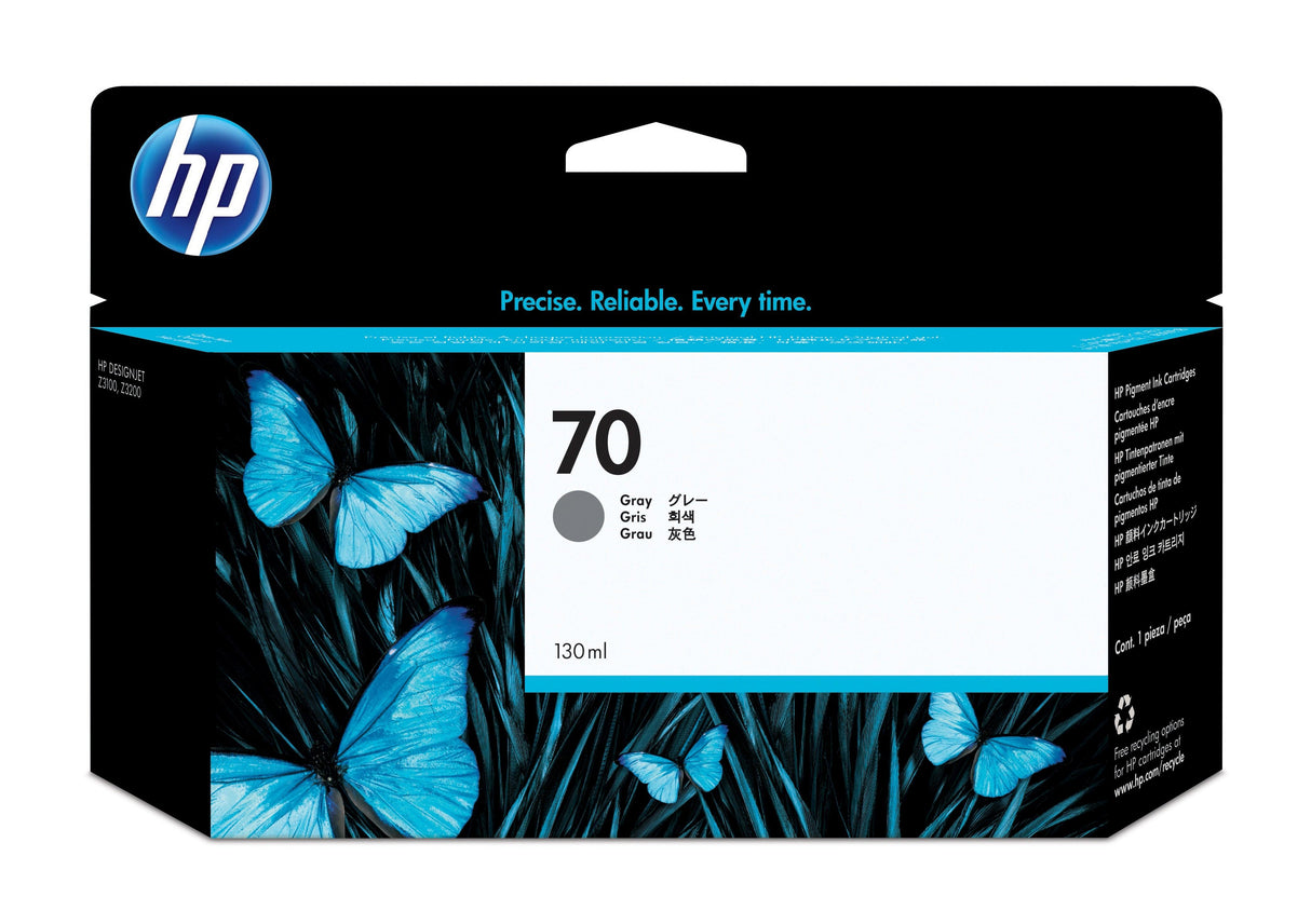 HP 70 130-ml Gray Ink Cartridge (C9450A)