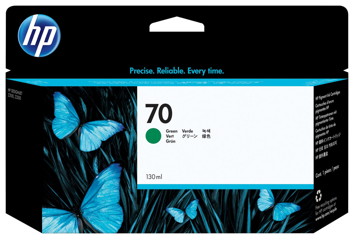 HP 70 130-ml Green Ink Cartridge (C9457A)