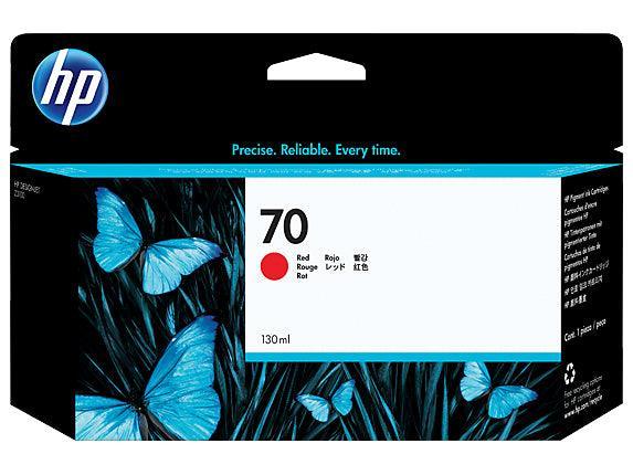 HP 70 130-ml Red DesignJet Ink Cartridge (C9456A)