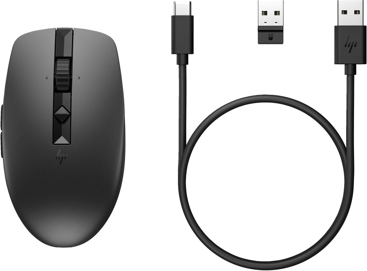 HP 710 – Wireless (Bluetooth + 2.4GHz) / 1200 DPI / Silent Click – Office Wireless Mouse