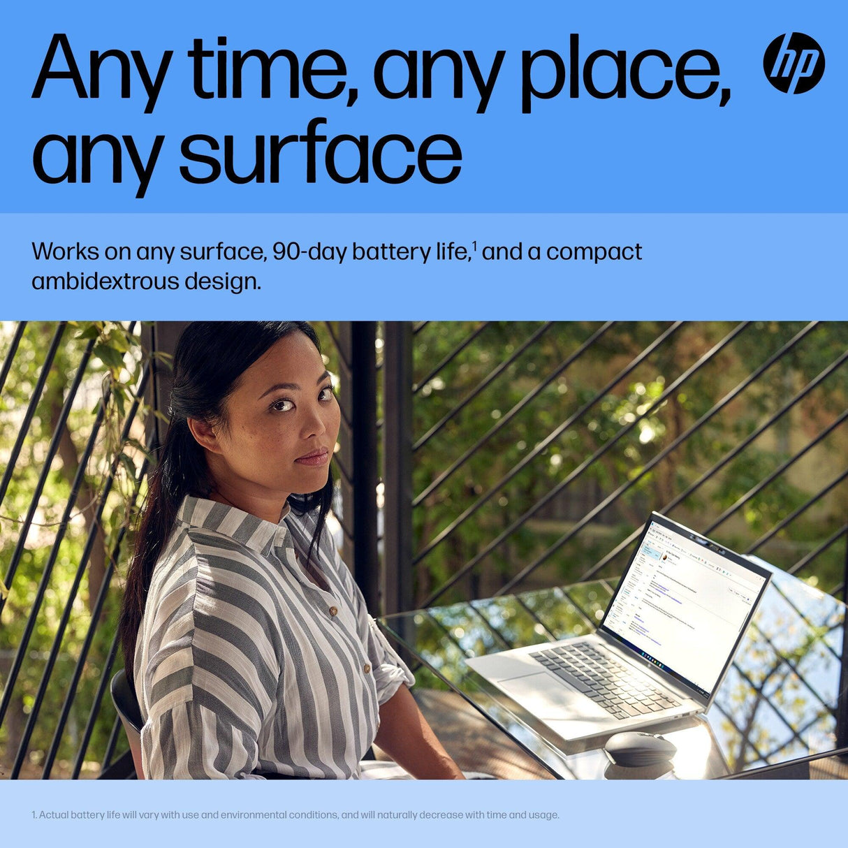 HP 710 Rechargeable Silent Mouse (6E6F2AA)