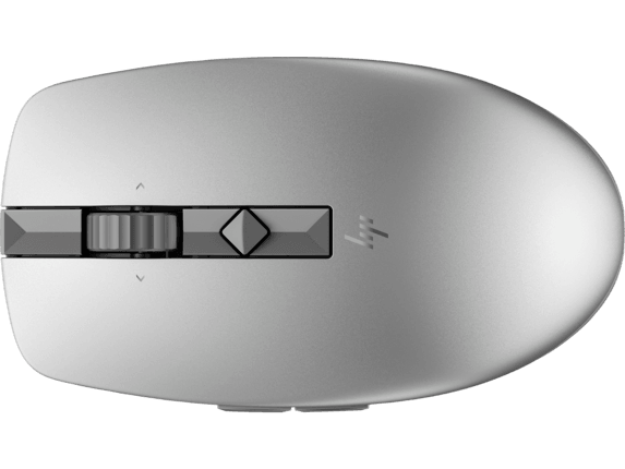 HP 710 Rechargeable Silent Silver Bluetooth Mouse