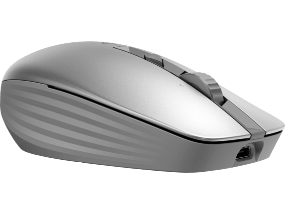 HP 710 Rechargeable Silent Silver Bluetooth Mouse
