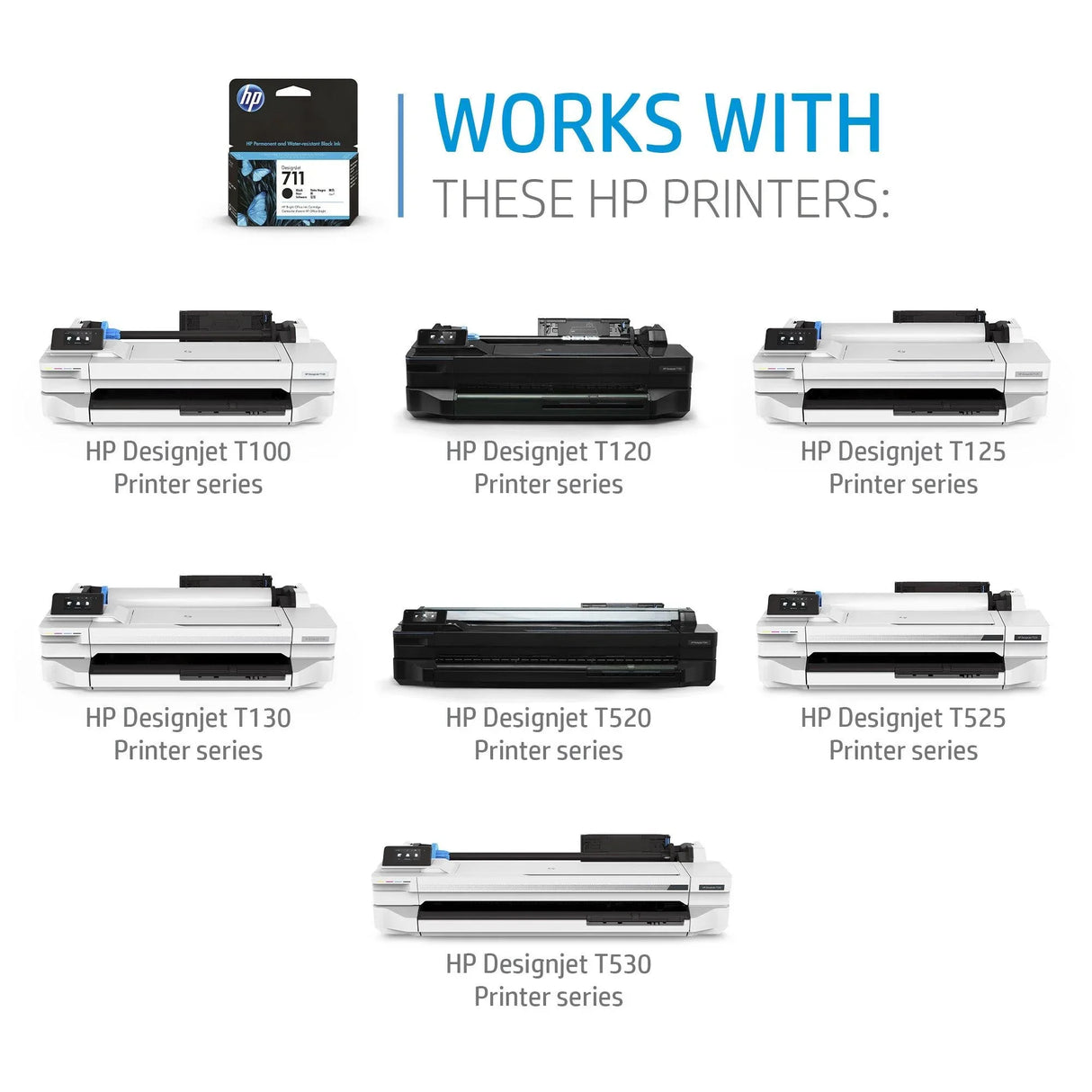 HP 711 29-ml Yellow DesignJet Ink Cartridge (CZ132A)