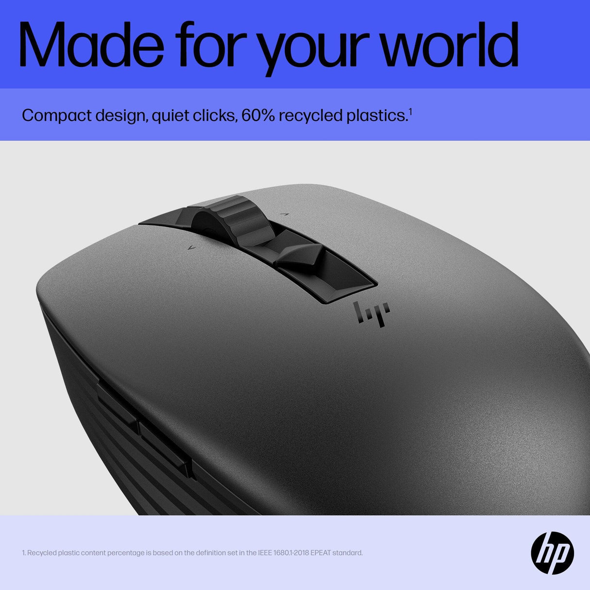 HP 715 Rechargeable Multi-Device Mouse (6E6F0AA)