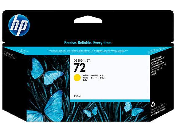 HP 72 130-ml Yellow DesignJet Ink Cartridge (C9373A)