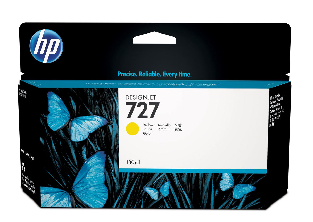 HP 727 130-ml Yellow DesignJet Ink Cartridge (B3P21A)