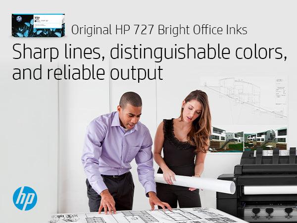 HP 727B 300-ml Gray DesignJet Ink Cartridge (3WX21A)