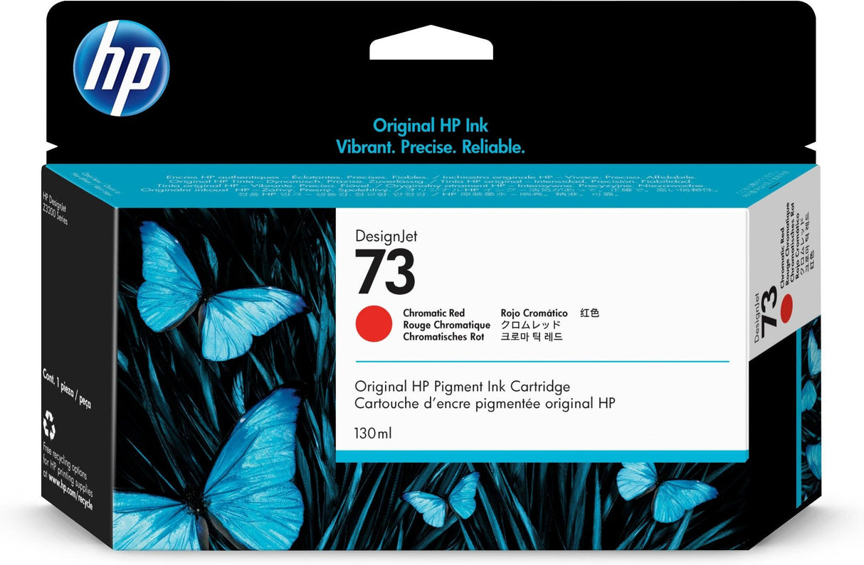 HP 73 130-ml Chromatic Red DesignJet Ink Cartridge (CD951A)