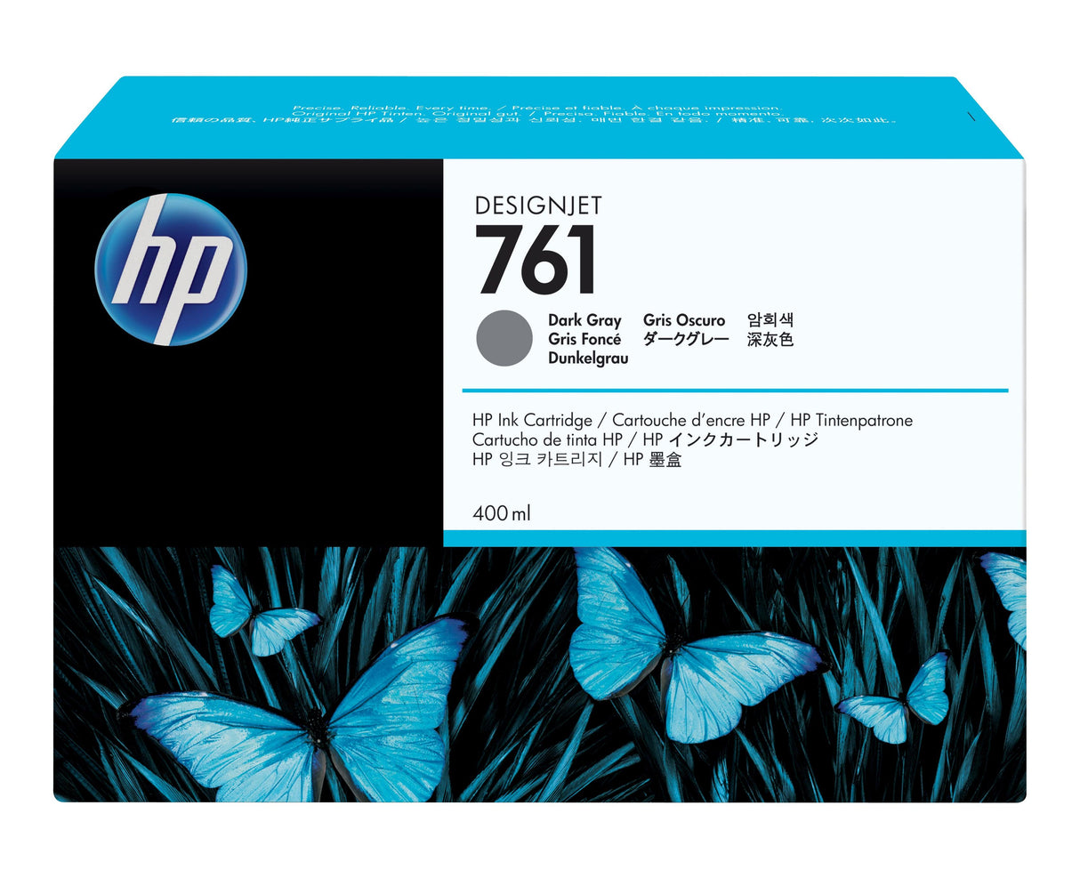 HP 761 400-ml Dark Gray DesignJet Ink Cartridge (CM996A)