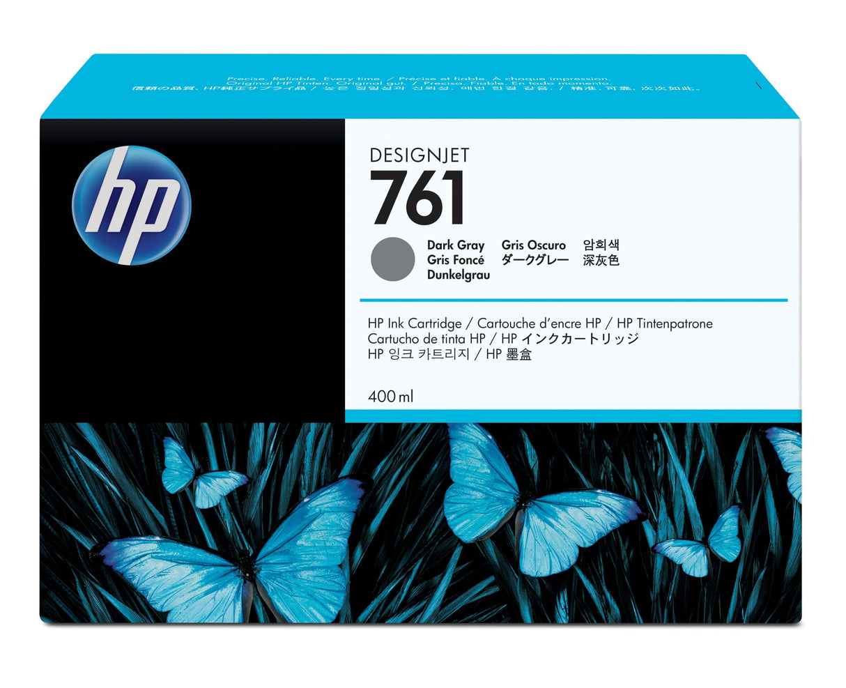 HP 761 400-ml Dark Gray DesignJet Ink Cartridge (CM996A)