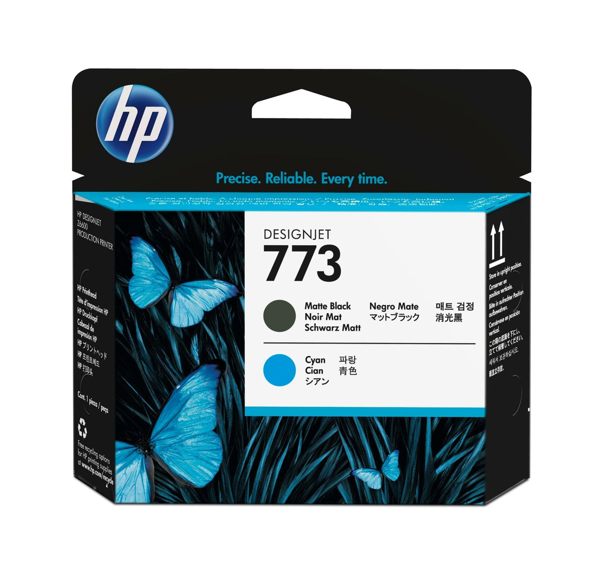 HP 773 Matte Black|Cyan Designjet Printhead (C1Q20A)