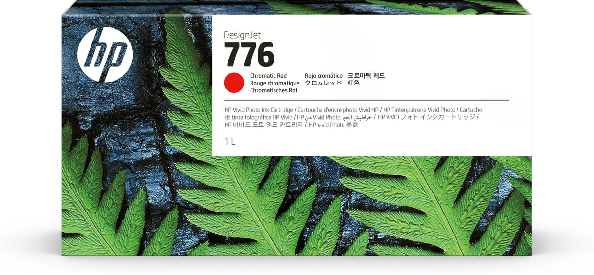 HP 776 1-liter Chromatic Red Ink Cartridge (1XB10A)