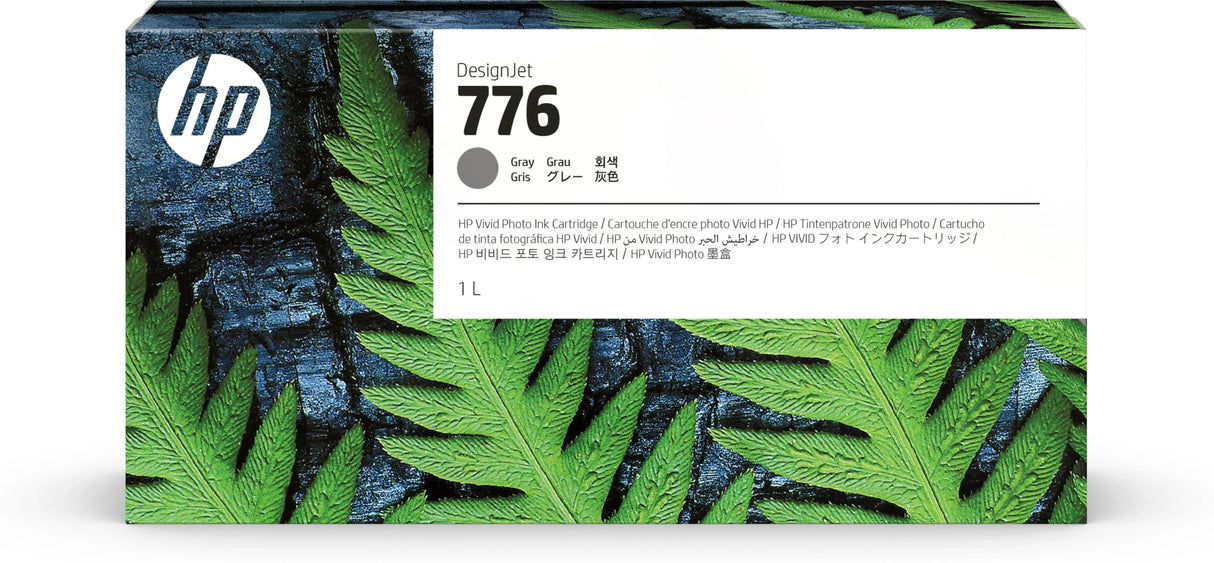 HP 776 1-liter Gray Ink Cartridge (1XB05A)