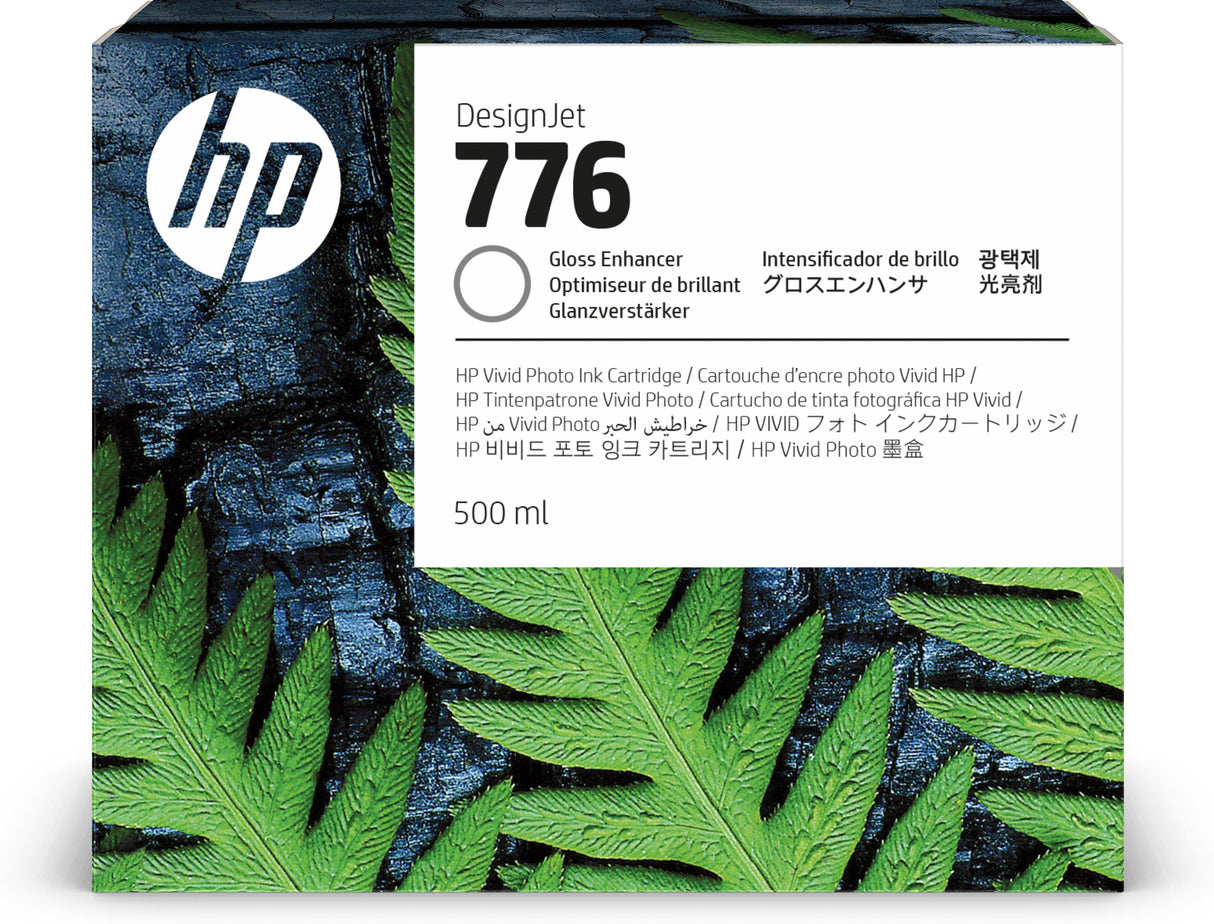 HP 776 500-ml Gloss Enhancer Ink Cartridge (1XB06A)