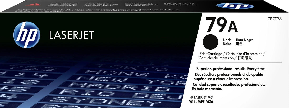 HP 79A Black Original LaserJet Toner Cartridge (CF279A)