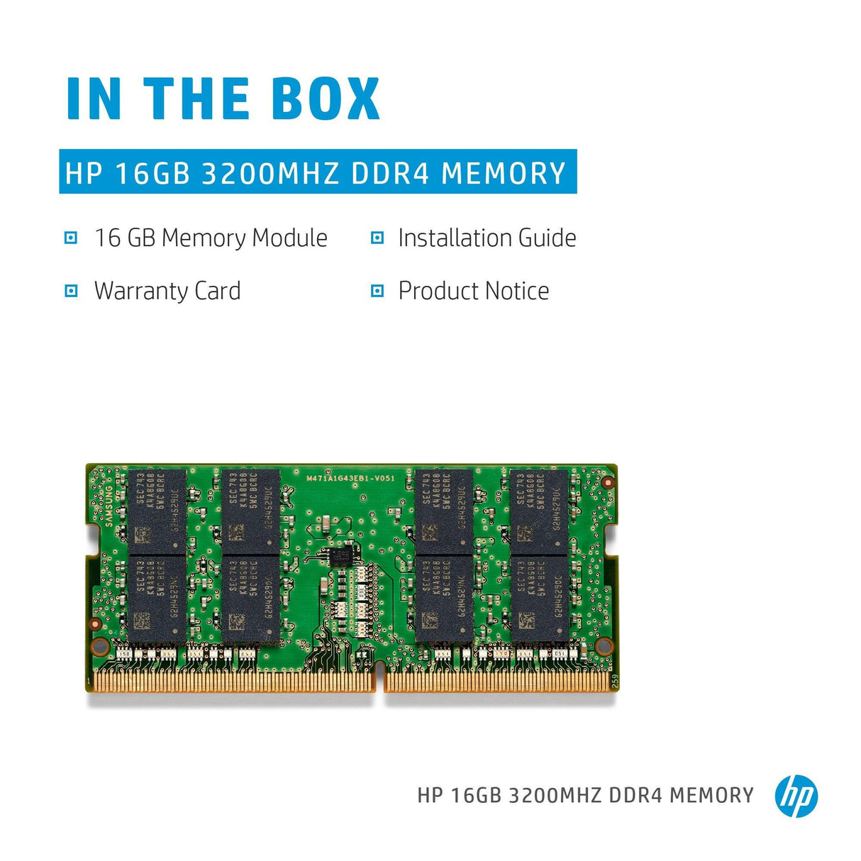 HP 8 GB 3200MHz DDR4 Memory (286H8AA)