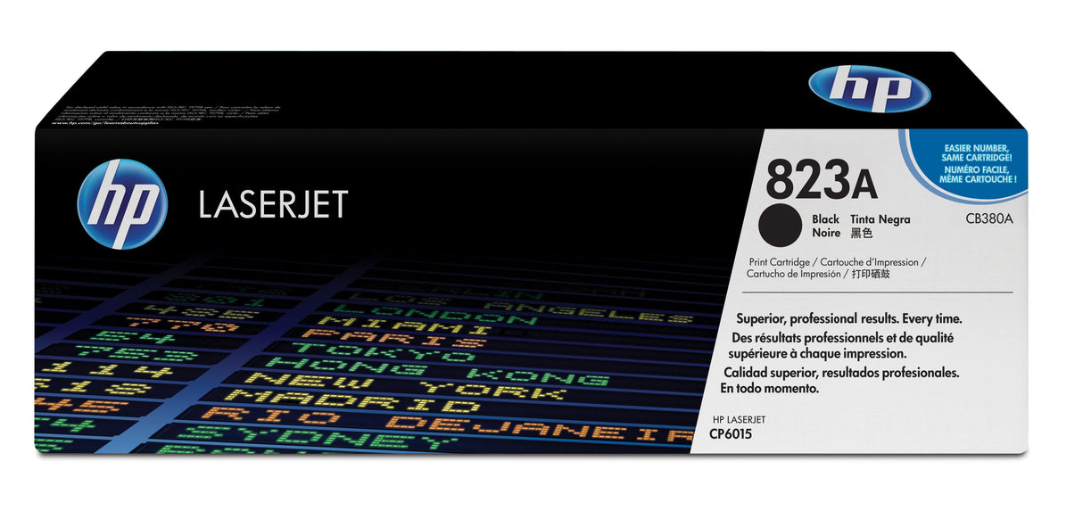 HP 823A Black Original LaserJet Toner Cartridge (CB380A)