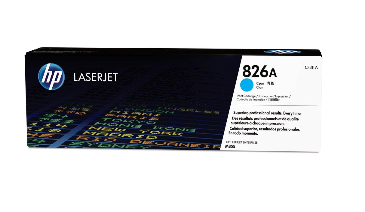 HP 826A Cyan Original LaserJet Toner Cartridge (CF311A)