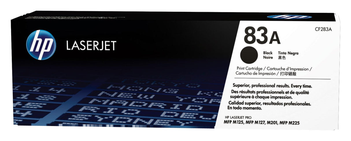 HP 83A Black Original LaserJet Toner Cartridge (CF283A)