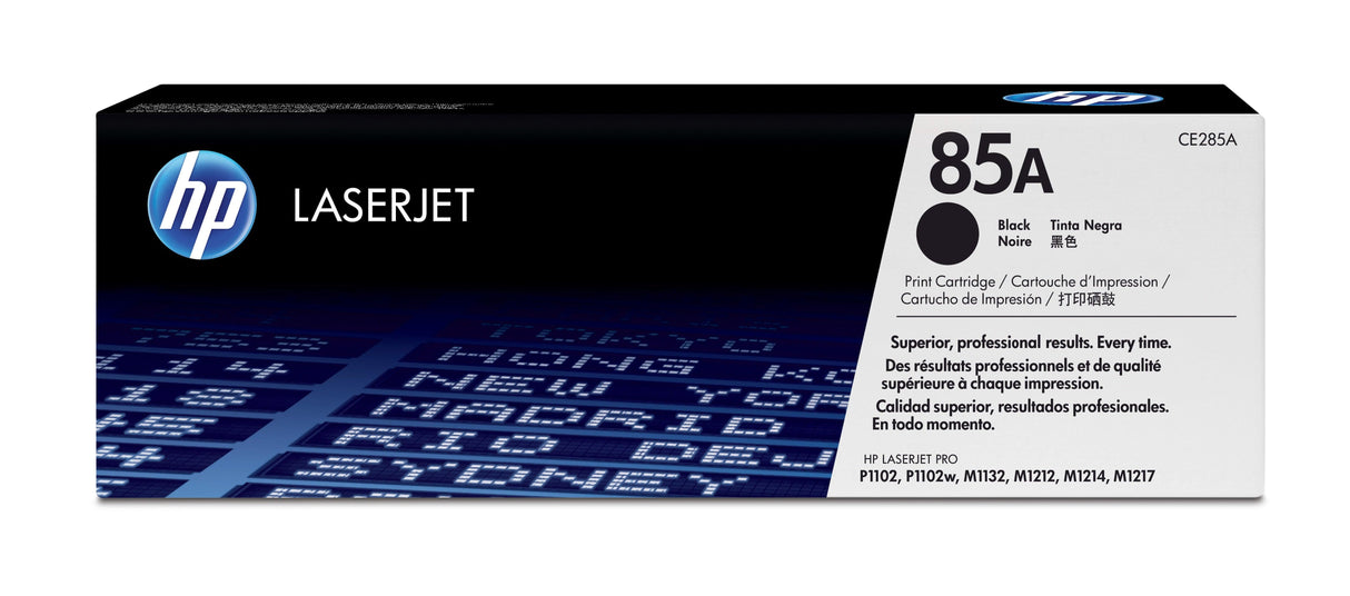 HP 85A Black Original LaserJet Toner Cartridge (CE285A)