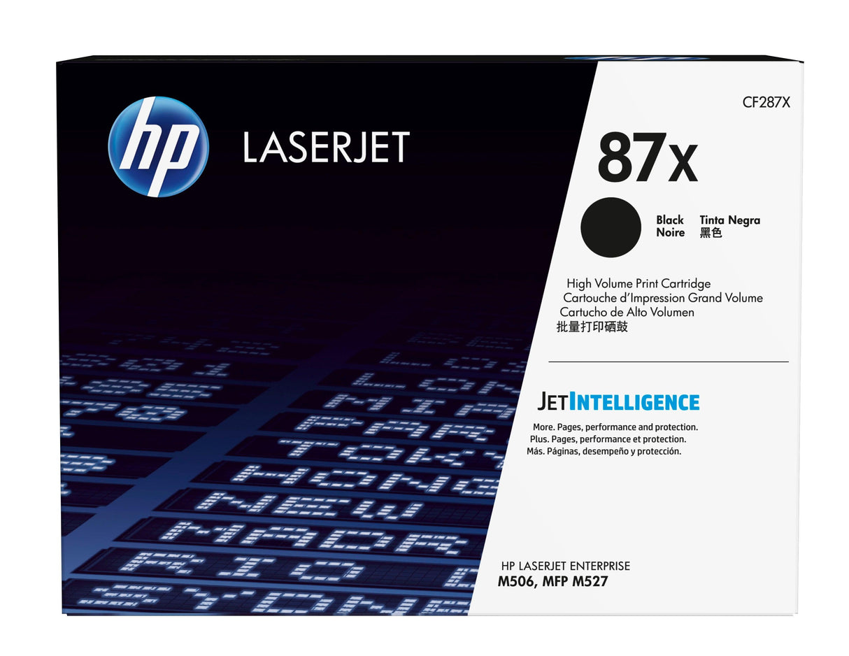 HP 87X High Yield Black Original LaserJet Toner Cartridge (CF287X)