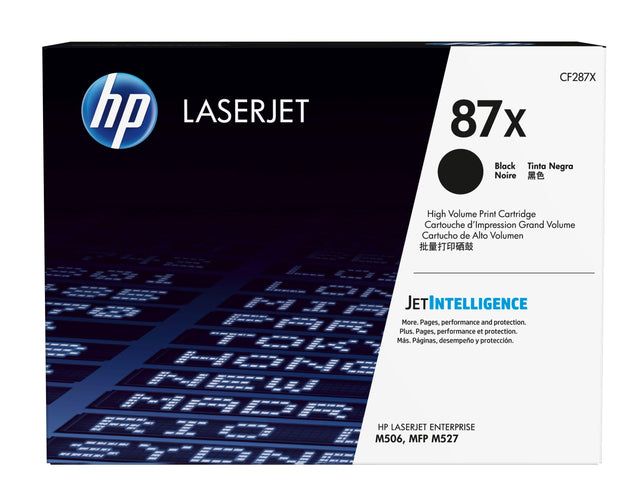 HP 87X High Yield Black Original LaserJet Toner Cartridge (CF287X)