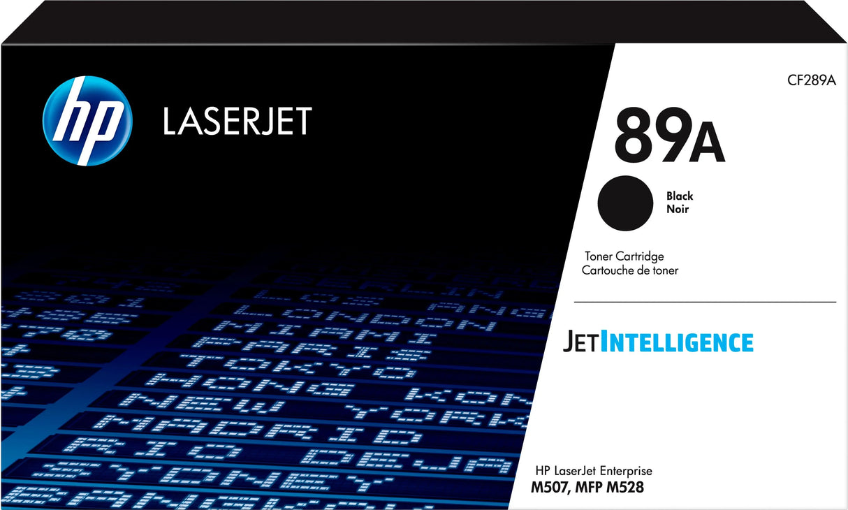 HP 89A Black Original LaserJet Toner Cartridge (CF289A)