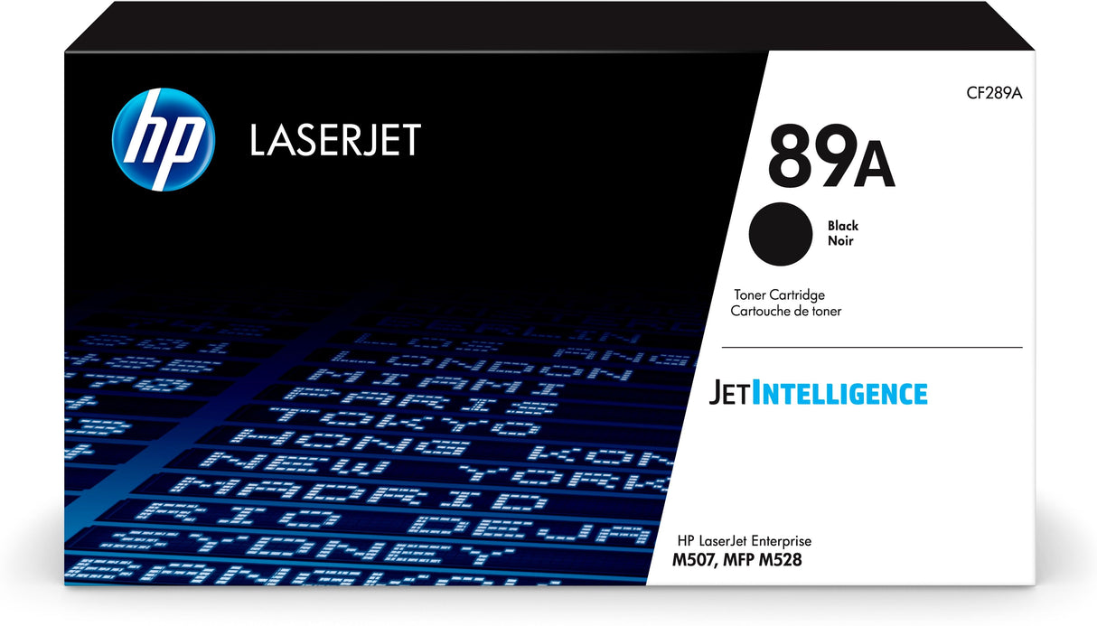 HP 89A Black Original LaserJet Toner Cartridge (CF289A)