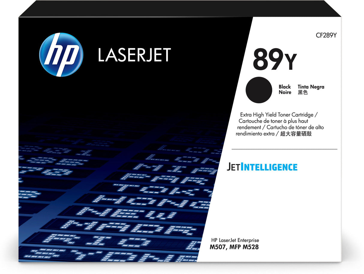 HP 89Y Extra High Yield Black Original LaserJet Toner Cartridge (CF289Y)