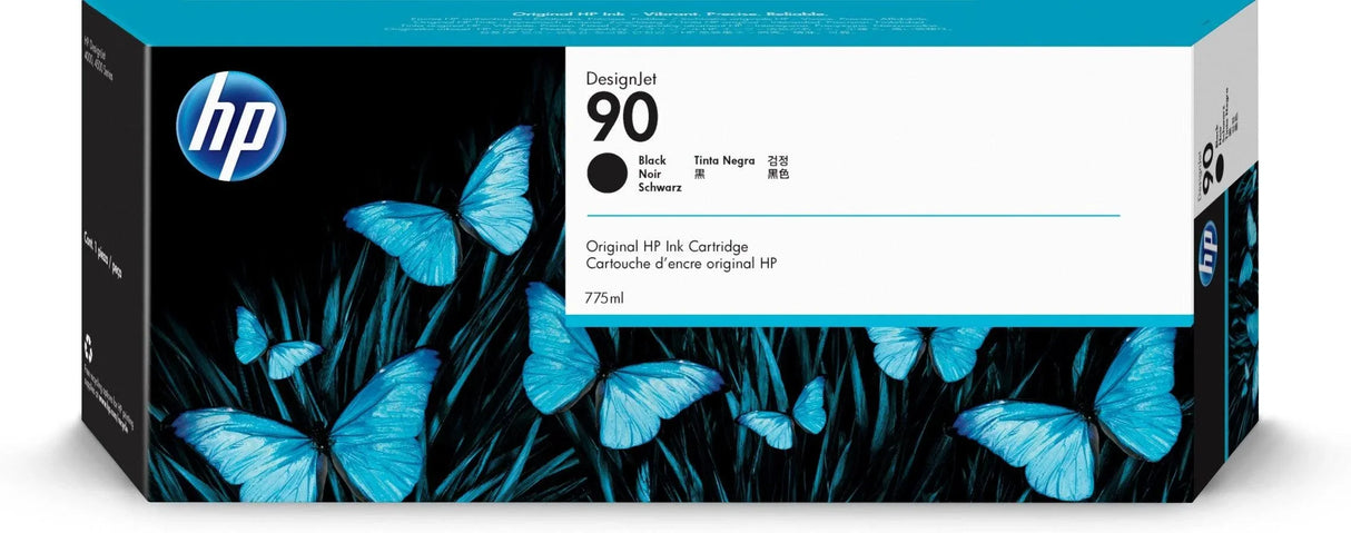 HP 90 775-ml Black DesignJet Ink Cartridge (C5059A)