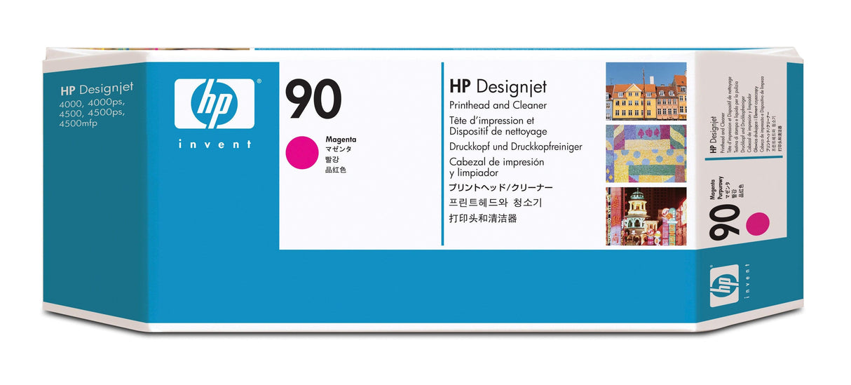 HP 90 Magenta DesignJet Printhead and Printhead Cleaner (C5056A)