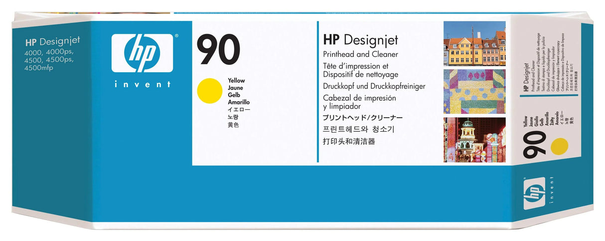HP 90 Yellow Printhead and Printhead Cleaner (C5057A)