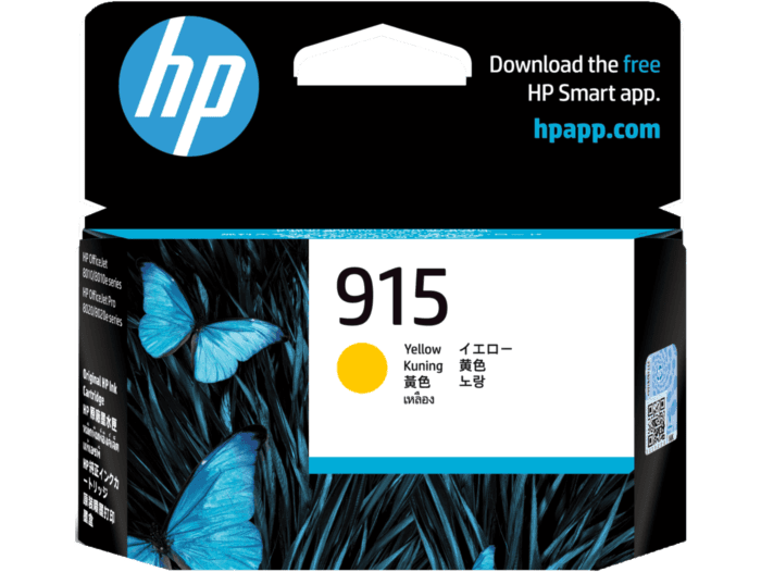 HP #915 Yellow Ink 3YM17AA - TechForGood
